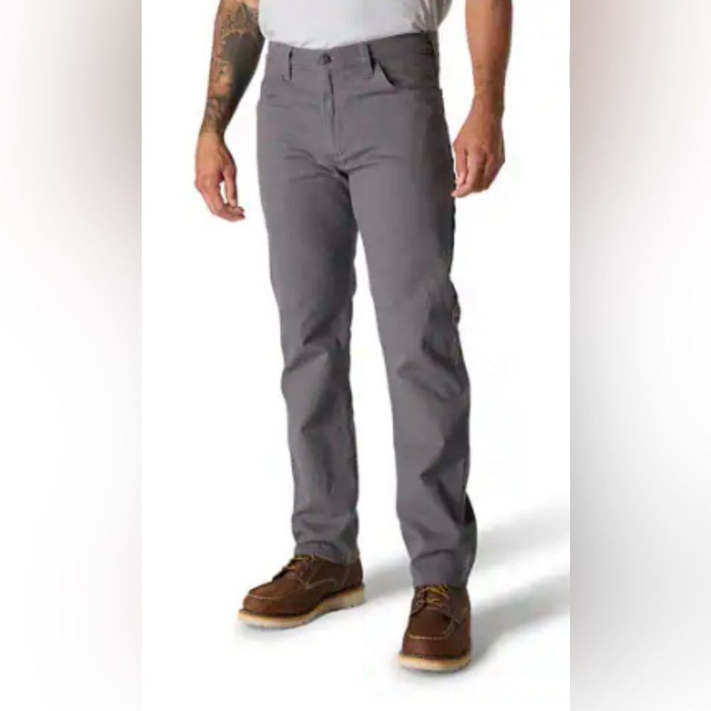 Carhartt Relaxed Men's Gray (Gravel) Rig t Heavyweight Jeans